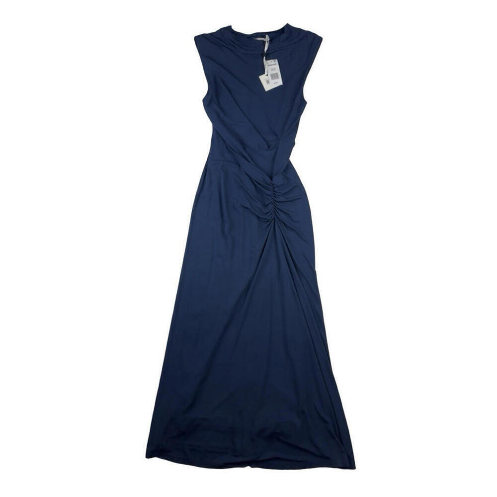 Simkhai Acacia Midi Dress Midnight Blue Size XS
